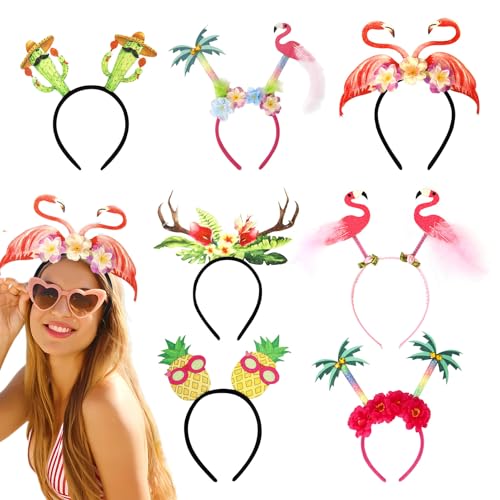 mivceklw Tropisches Blumen-Haarband, 7 x hawaiianische -Party-Haarbänder, Seaside Dancing, Karneval, Atmosphere Haar-Accessoires für Erwachsene, , Mädchen, Festivals, 7,5 x 4,3 Zoll mivceklw Tropisches Blumen-Haarband, 7 x hawaiianische -Party-Haarbänder, Seaside Dancing, Karneval, Atmosphere Haar-Accessoires für Erwachsene, , Mädchen, Festivals, 7,5 x 4,3 Zoll von mivceklw