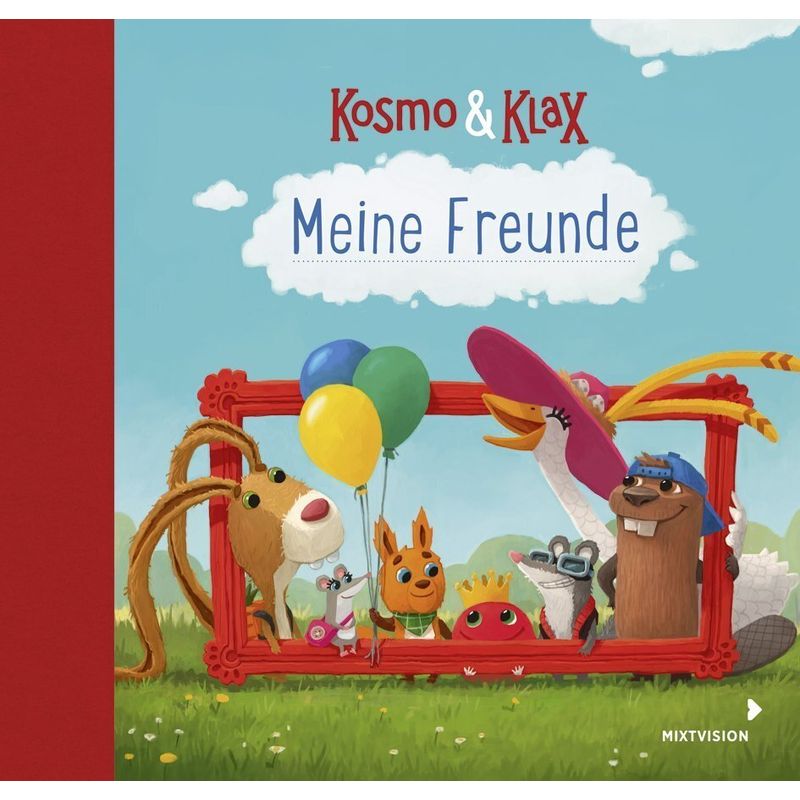 Kosmo & Klax. Meine Freunde Eintragbuch Kindergartenfreunde Freundebuch von mixtvision