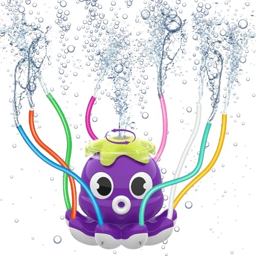 mizikuu Wassersprinkler Kinder, Rasensprenger Outdoor Oktopus Pool Toy Sprinkler Wasser Sprinkler Wasserspielzeug Gartenspielzeug Wasser Wackelt für Garten Lawn Swimmingpool mizikuu Wassersprinkler Kinder, Rasensprenger Outdoor Oktopus Pool Toy Sprinkler Wasser Sprinkler Wasserspielzeug Gartenspielzeug Wasser Wackelt für Garten Lawn Swimmingpool von mizikuu