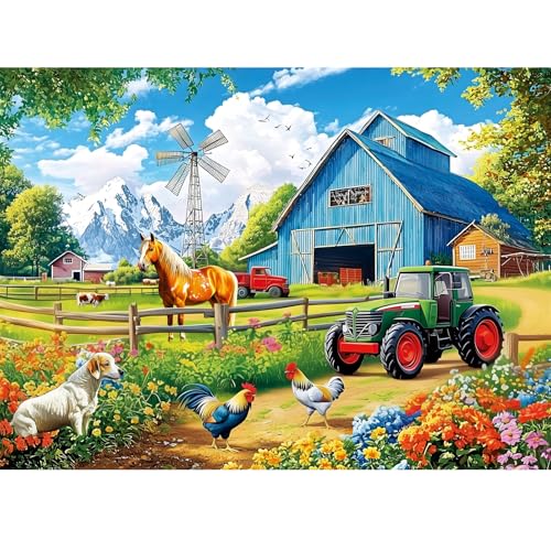 300 Teile Puzzles für Erwachsene, Bauernhoftier-Puzzles für Erwachsene, großes Puzzle, Puzzle für Senioren, lustiges Pferde-Puzzle, Puzzle für Kinder im Alter von 8–10 Jahren, herausforderndes 300 Teile Puzzles für Erwachsene, Bauernhoftier-Puzzles für Erwachsene, großes Puzzle, Puzzle für Senioren, lustiges Pferde-Puzzle, Puzzle für Kinder im Alter von 8–10 Jahren, herausforderndes von mjyphdm