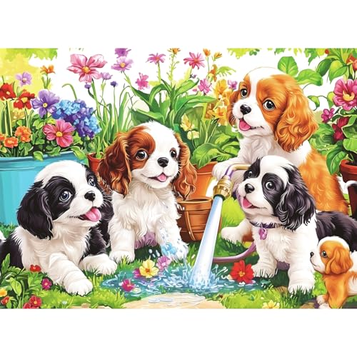 Niedliche Hunde-Puzzles für Erwachsene, große Puzzleteile für Teenager und Senioren, lustige Puzzles für Kinder im Alter von 8–10, 10–12, herausforderndes Puzzle für Familie, tolles Geschenk für alle Niedliche Hunde-Puzzles für Erwachsene, große Puzzleteile für Teenager und Senioren, lustige Puzzles für Kinder im Alter von 8–10, 10–12, herausforderndes Puzzle für Familie, tolles Geschenk für alle von mjyphdm