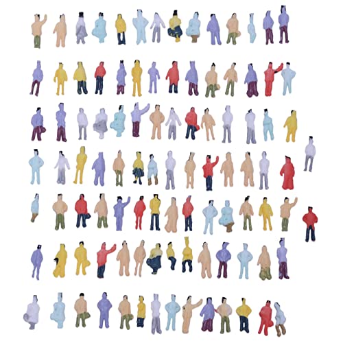 moctuntyrp Neue 100 Stueck gemalt Modellbahn Menschen Zahlen (1:150) von moctuntyrp