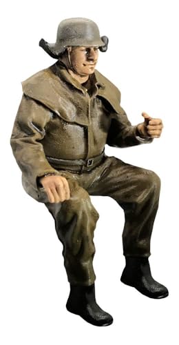 Feuerwehrmann DDR Fahrer, Modellbahnfigur handbemalt, Spur 0 (Null), 1:45 von modellbahn-exklusiv