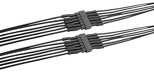 Micro Steckverbinder 6-polig Modellbahn Modellbau, 2 Stück, Stecker Buchse verkabelt von modellbahn-exklusiv
