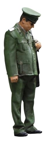 Polizei Funkstreife DDR 1960, Modellbahnfigur handbemalt, Spur 0 (Null), 1:45 von modellbahn-exklusiv