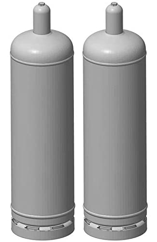 modellbahn-exklusiv Gasflasche 50 Liter, 2 Stück, Spur H0, 1:87 von modellbahn-exklusiv