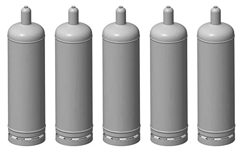 modellbahn-exklusiv Gasflasche 50 Liter, 5 Stück, Spur H0, 1:87 von modellbahn-exklusiv