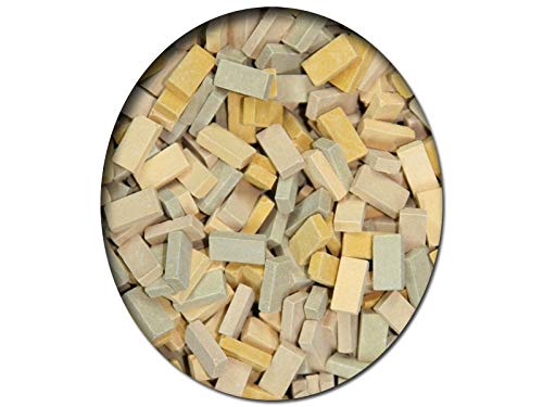 modellbahn-exklusiv Juweela 24054 - Ziegel (RF) beige Mix, 2000 Stück, Spur 0 (Null), 1:48 von modellbahn-exklusiv