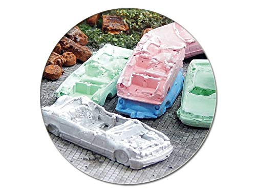 modellbahn-exklusiv Juweela 28180 - Schrottautos BRD bunt, farbig gemischt, 6 Stück, Spur H0, 1:87 modellbahn-exklusiv Juweela 28180 - Schrottautos BRD bunt, farbig gemischt, 6 Stück, Spur H0, 1:87 von modellbahn-exklusiv