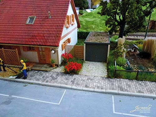 modellbahn-exklusiv Juweela 28230 - Straßenpflaster Gehwegpflaster grau Mix, 2.000 Stück, Spur H0, 1:87 modellbahn-exklusiv Juweela 28230 - Straßenpflaster Gehwegpflaster grau Mix, 2.000 Stück, Spur H0, 1:87 von modellbahn-exklusiv