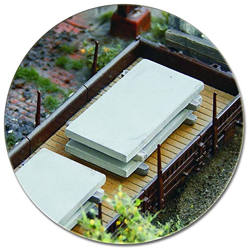 modellbahn-exklusiv Juweela 28300 - Betonplatten als Ladegut, 20 Stück, Spur H0, 1:87 von modellbahn-exklusiv