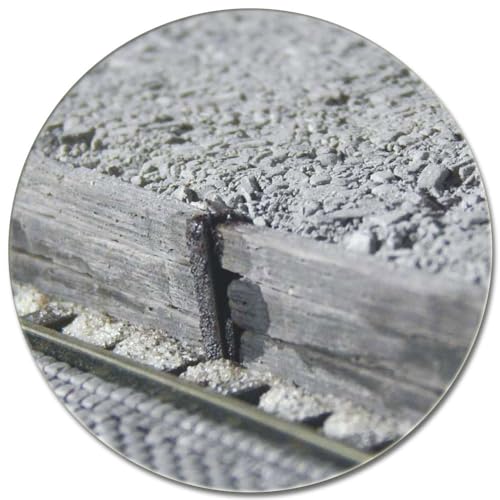 modellbahn-exklusiv Juweela 28383 - Schüttbahnsteig mit Holzschwellen und Gleisprofil, Spur H0, 1:87 von modellbahn-exklusiv
