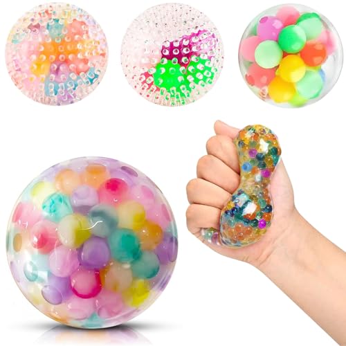 mohito 4 Stück Stressbälle, Stressball für Erwachsene, Stressbälle für Kinder und Erwachsene, Anti Stress Ball mit Wasserperlen, Hand Übungsbälle für Entspannung, Angst, Fidget, Spannung und Stress mohito 4 Stück Stressbälle, Stressball für Erwachsene, Stressbälle für Kinder und Erwachsene, Anti Stress Ball mit Wasserperlen, Hand Übungsbälle für Entspannung, Angst, Fidget, Spannung und Stress von mohito