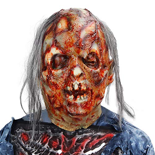 Molezu Halloween Scary Latex Kostüm Party Maske Horror Zombie Masken Adult Devil Cosplay. von molezu