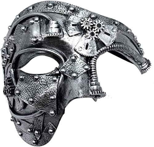molezu Steampunk Phantom Mechanische Venezianische Maske Maske Oper Maske für Halloween Kostüm Party/Mardi Gras Ball von molezu
