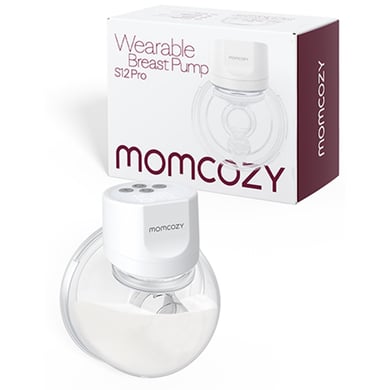 momcozy Einzelmilchpumpe tragbar S12 Pro, weiß von momcozy