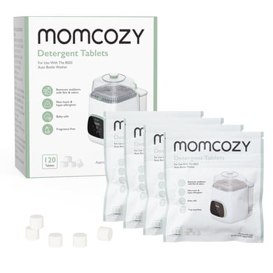 momcozy Reinigungstabletten für Flaschenwaschmaschine und Sterilisator, KleanPal Pro 120 Stück momcozy Reinigungstabletten für Flaschenwaschmaschine und Sterilisator, KleanPal Pro 120 Stück von momcozy