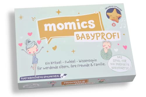 MOMICS BABYPROFI - Babyparty Spiel | Geschenk zu Schwangerschaft, Geburt, Baby | Babyshower Geschenk von momics