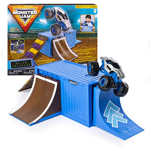 Monster Jam, Ship It & Flip It Transforming Playset with Exclusive 1: 64 Scale Die-Cast Truck Monster Jam, Ship It & Flip It Transforming Playset with Exclusive 1: 64 Scale Die-Cast Truck von Monster Jam