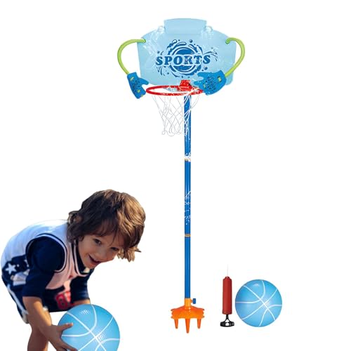 moonyan Wasserspritzendes Spielzeug, Outdoor-Sprinkler für Kinder,Basketball Sport Sommer Sprinkler Hinterhofspiele | 46 Düsen, 360-Grad-Drehung, höhenverstellbar, Spritzspielzeug, von moonyan
