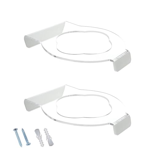 mophrati 1 Set Fußballhalter Stabiles Premium Material Glatte Oberfläche Bälle Racks Praktischer schwarzer Mode Ball Präsentationsständer, Transparent von mophrati
