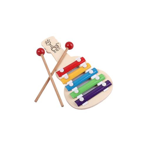 mophrati Baby Xylophon Geschenk Aluminium Klopfklavier Fünf Noten Schlaginstrument in Gitarrenform für Kinder, Musikspielzeug, Mädchen mophrati Baby Xylophon Geschenk Aluminium Klopfklavier Fünf Noten Schlaginstrument in Gitarrenform für Kinder, Musikspielzeug, Mädchen von mophrati