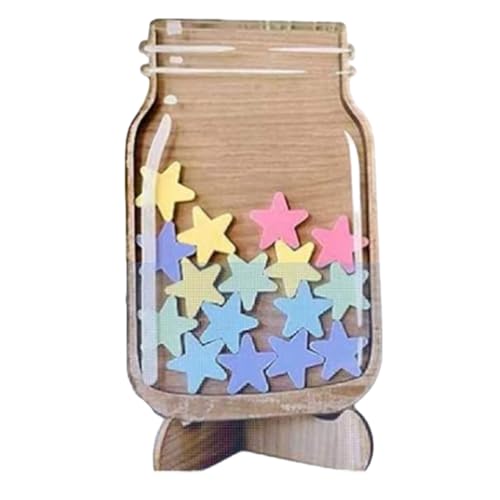 mophrati Sichere, Exquisite Handwerks Belohnungstabellen für Kinder, Verhaltensholz Belohnungstabelle für Kinder, Training, Belohnungstabelle, wiederverwendbar, Typ 3 von mophrati