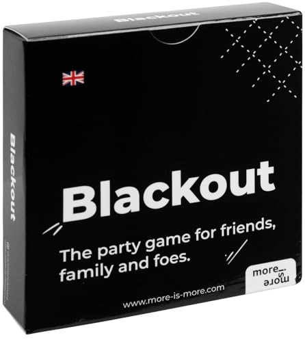 more is more Blackout - The Party Game for Friends, Family and Enemies - Perfect for Any Game Night with Friends - Card Game for JGA more is more Blackout - The Party Game for Friends, Family and Enemies - Perfect for Any Game Night with Friends - Card Game for JGA von more is more
