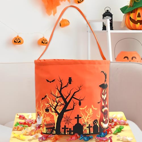Halloween Süßigkeiten Eimer,Halloween Eimer mit Licht,Halloween Kürbisbeutel Süßes Oder Saures Taschen für Halloween Snacks Goodie Süßigkeiten Halloween Party Gefälligkeiten-Halloween Deko (Orange) Halloween Süßigkeiten Eimer,Halloween Eimer mit Licht,Halloween Kürbisbeutel Süßes Oder Saures Taschen für Halloween Snacks Goodie Süßigkeiten Halloween Party Gefälligkeiten-Halloween Deko (Orange) von morxinle