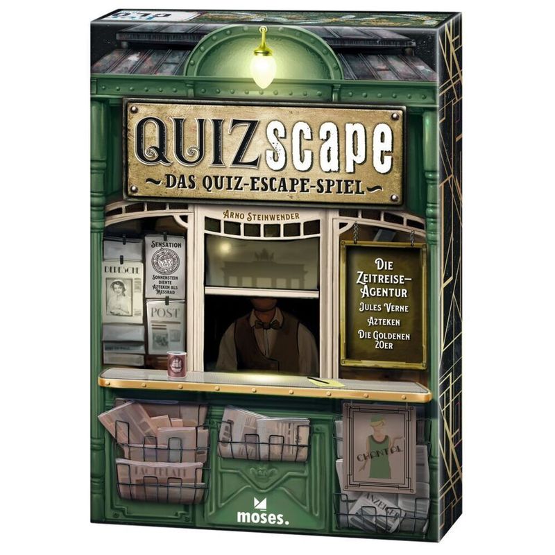 Escape-Quizspiel QUIZScape - Die Zeitreise-Agentur von moses Verlag