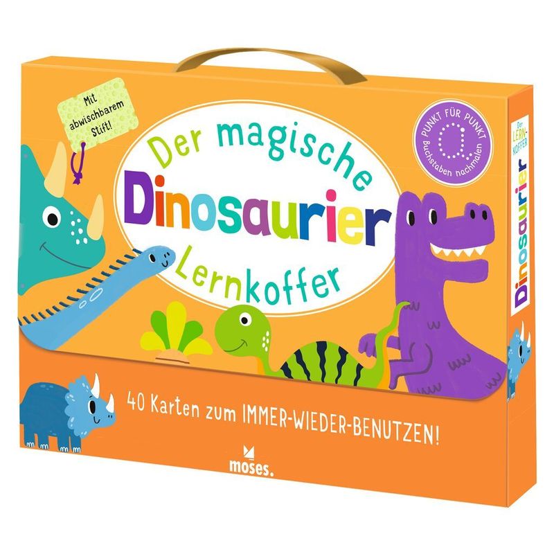 Lernspiel DER MAGISCHE LERNKOFFER - DINOSAURIER von moses Verlag