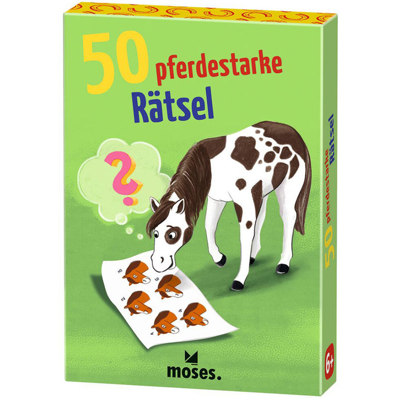 Quizspiel 50 PFERDESTARKE RÄTSEL von moses Verlag