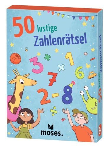 moses 30260 50 lustige Zahlenrätsel, Kartenset mit Rechenaufgaben, Zahlencodes und Anderen Rätseln, Kindergeburtstag oder zum Schulstart, für Kinder ab 8 Jahren, pink moses 30260 50 lustige Zahlenrätsel, Kartenset mit Rechenaufgaben, Zahlencodes und Anderen Rätseln, Kindergeburtstag oder zum Schulstart, für Kinder ab 8 Jahren, pink von moses