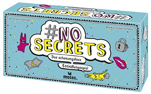 Moses. 90311 no Secrets Das schonungslose Enthüllungsspiel Partyspiel ab 14 Jahren, Mehrfarbig von moses