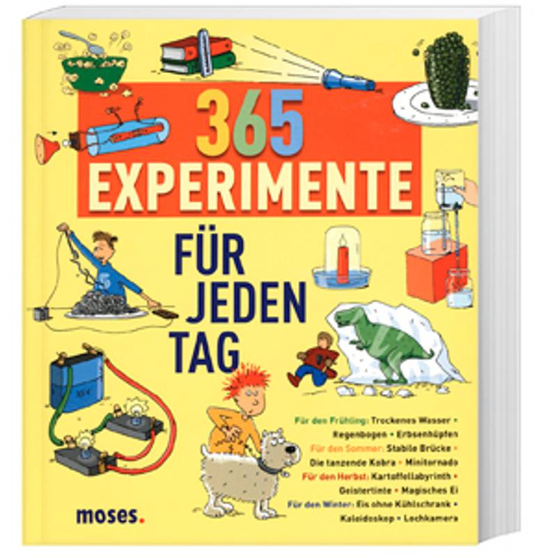 365 Experimente für jeden Tag, Sonderausgabe von moses. Verlag