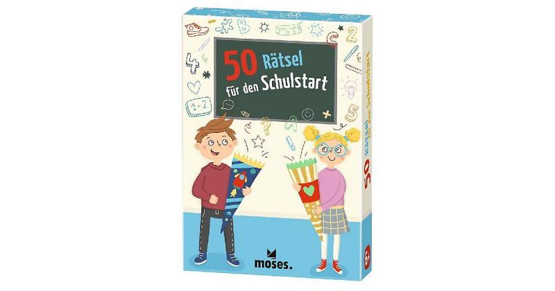50 Rätsel den Schulstart (Kinderspiel)  Kinder von moses. Verlag