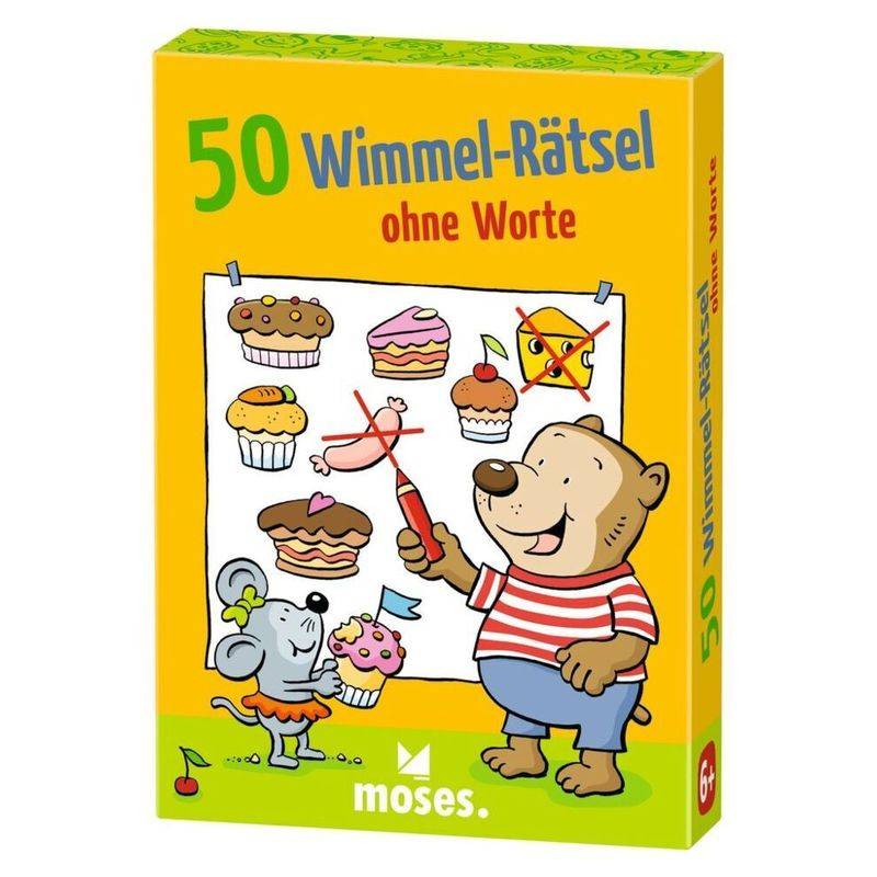 50 Wimmel-Rätsel ohne Worte von moses. Verlag