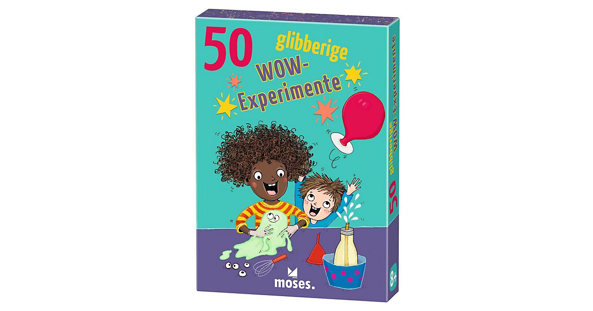 50 glibberige WOW-Experimente (Experimentierkasten) von moses. Verlag
