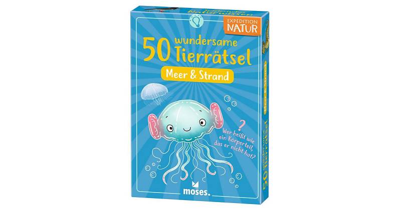 50 wundersame Tierrätsel - Meer & Strand von moses. Verlag