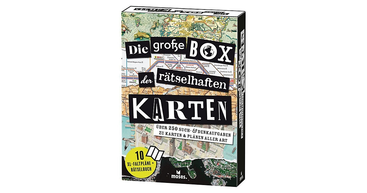 Buch - Die große Box der rätselhaften Karten Buch - Die große Box der rätselhaften Karten von moses. Verlag
