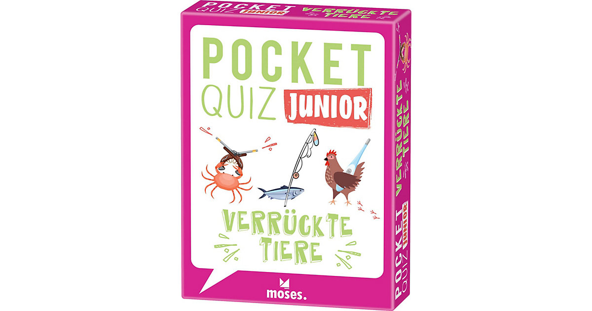 Buch - Pocket Quiz junior Verrückte Tiere Buch - Pocket Quiz junior Verrückte Tiere von moses. Verlag