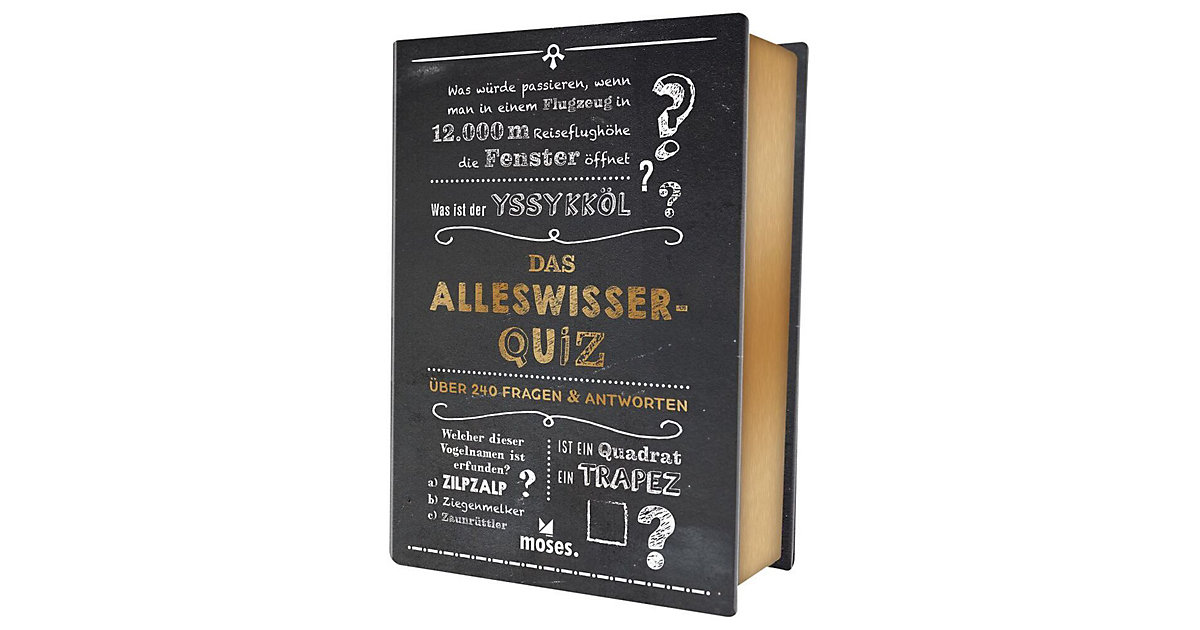 Buch - Quiz-Box Das Alleswisser-Quiz Buch - Quiz-Box Das Alleswisser-Quiz von moses. Verlag