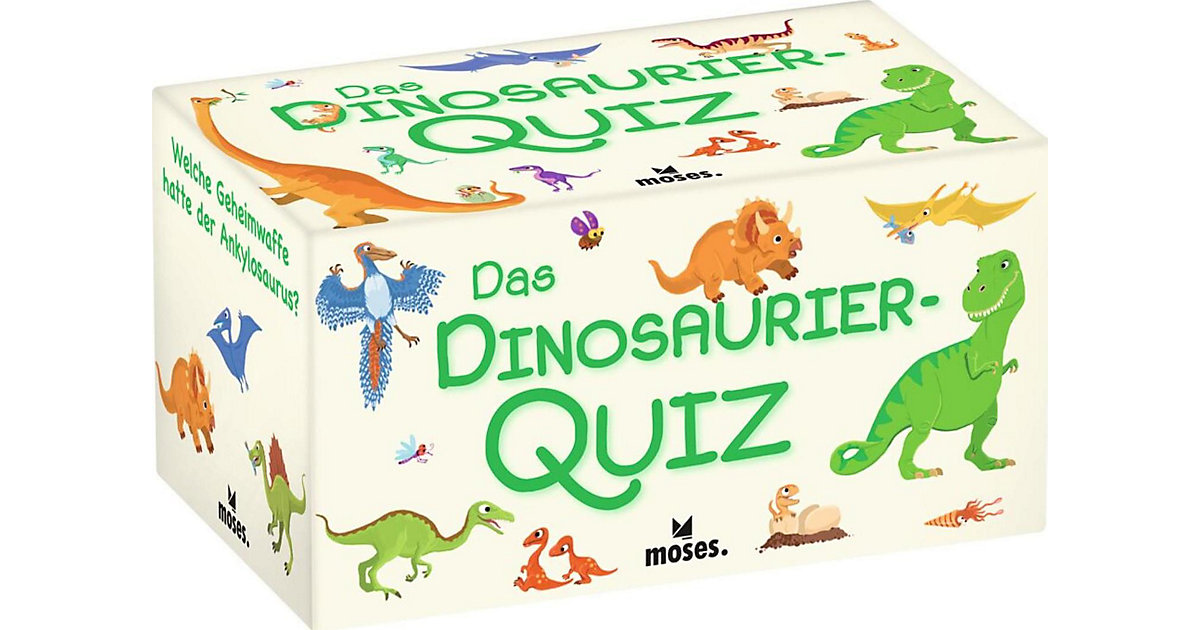 Das Dinosaurier-Quiz (Kinderspiel) von moses. Verlag