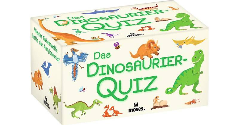 Das Dinosaurier-Quiz (Kinderspiel) von moses. Verlag