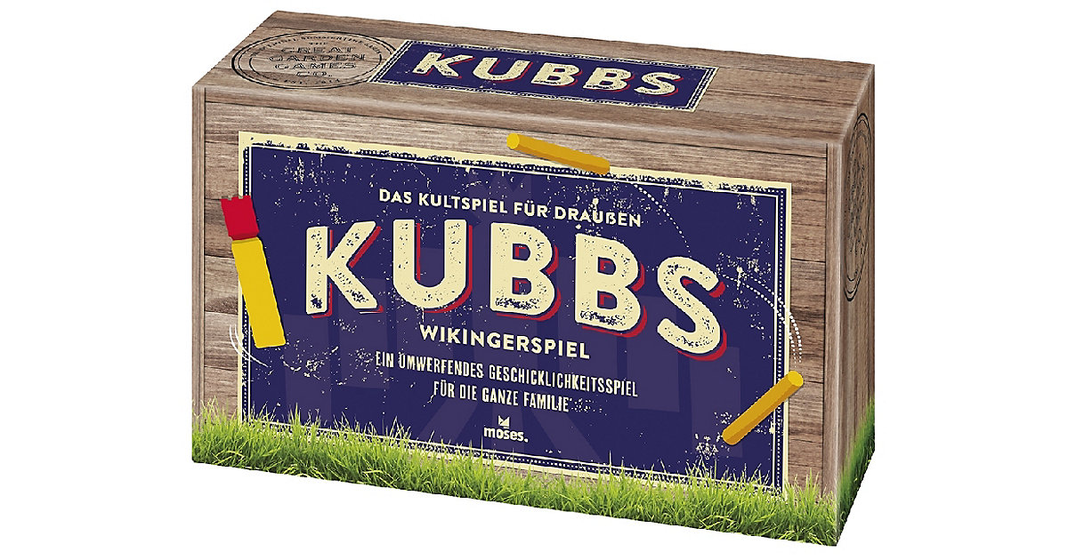 Kubbs - Wikingerspiel (Spiel) von moses. Verlag