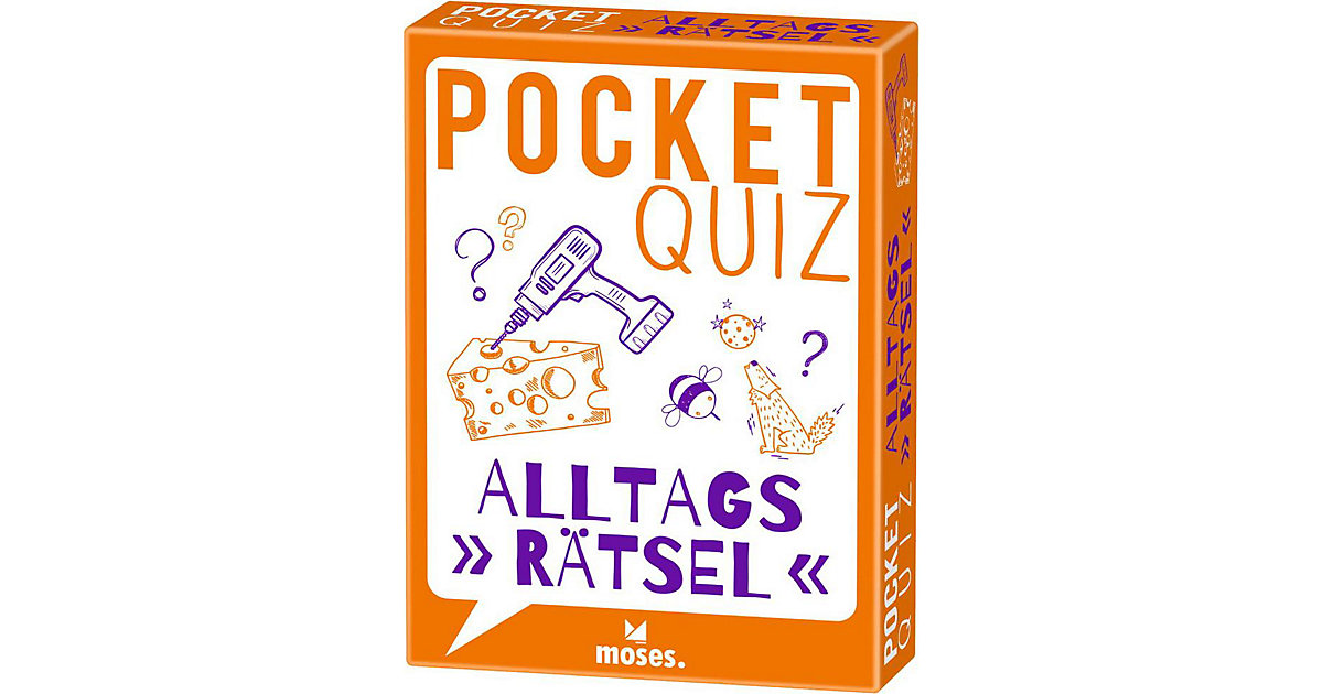 Pocket Quiz Alltagsrätsel (Spiel) von moses. Verlag