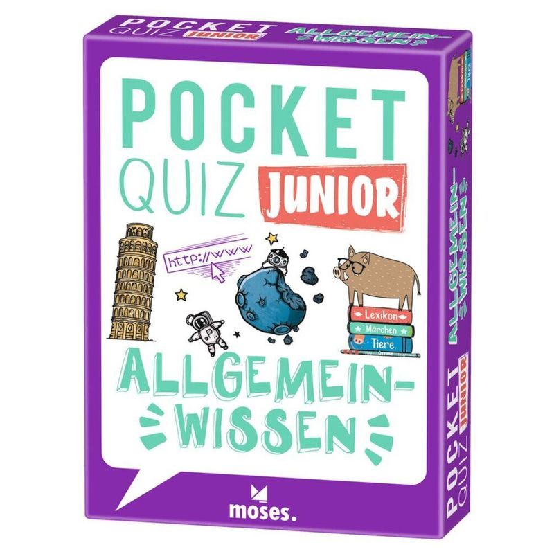 Pocket Quiz Junior - Pocket Quiz junior Allgemeinwissen von moses. Verlag