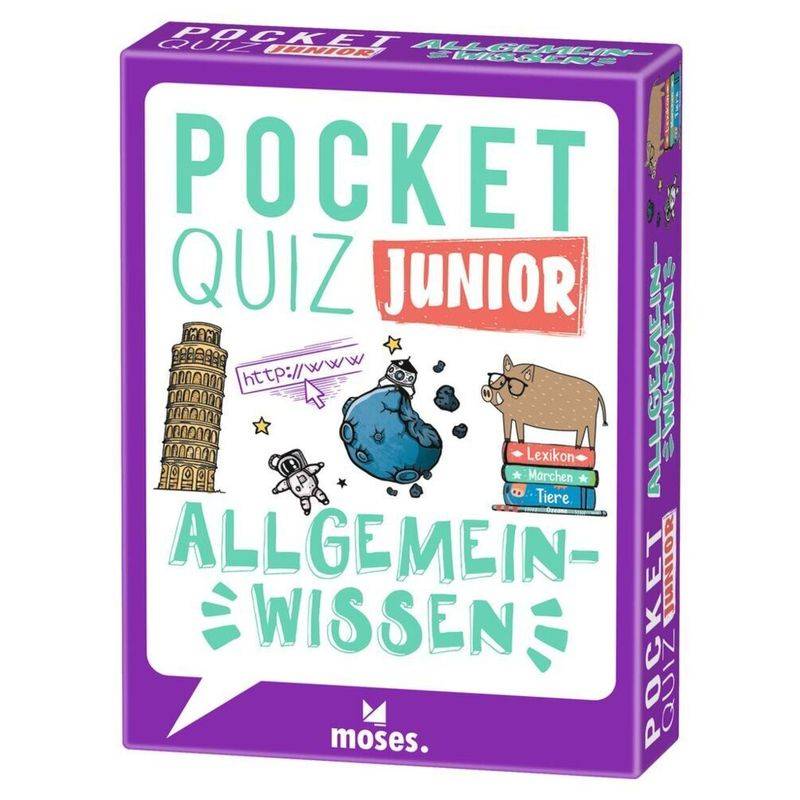 Pocket Quiz Junior - Pocket Quiz junior Allgemeinwissen von moses. Verlag