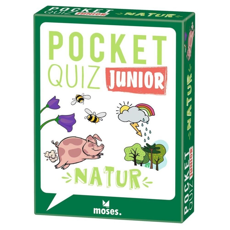 Pocket Quiz junior Natur von moses. Verlag