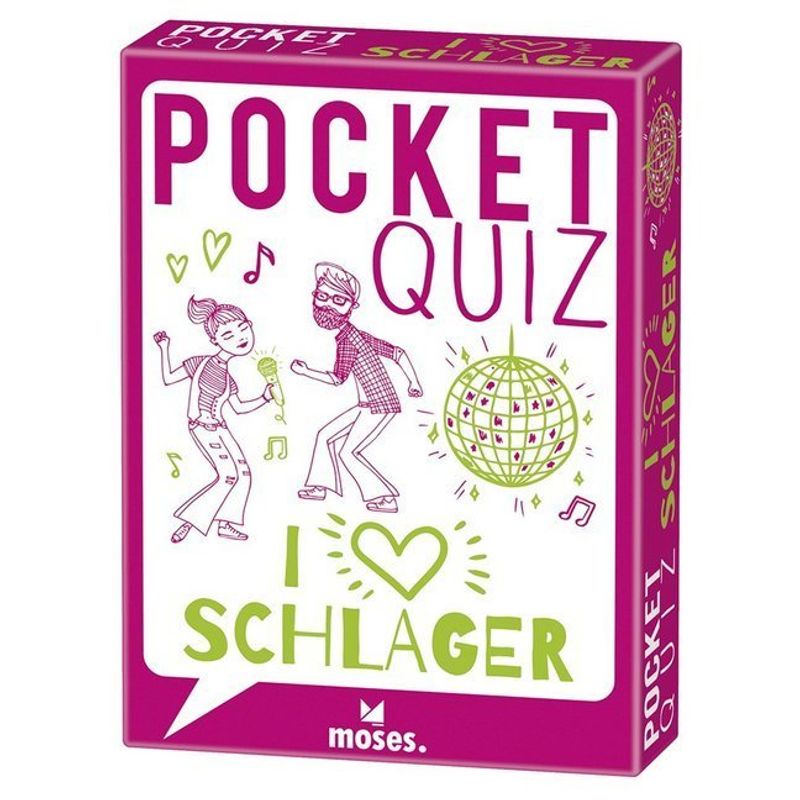 Pocket Quiz Schlager (Spiel) von moses. Verlag